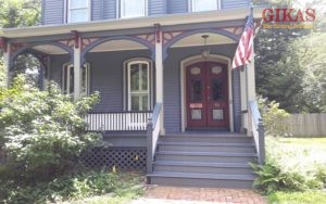 Exterior Painting on this Victorian Home in Bloomfield